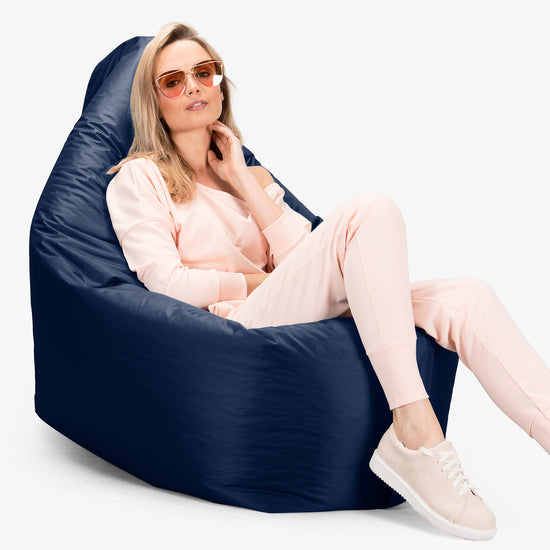 Puff Gigante Cama XXL - SmartCanvas™ Azul Marino 06
