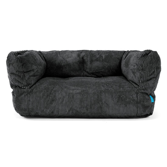 Albert Puf Grande para Niños 2-6 años - Pompón Negro 01