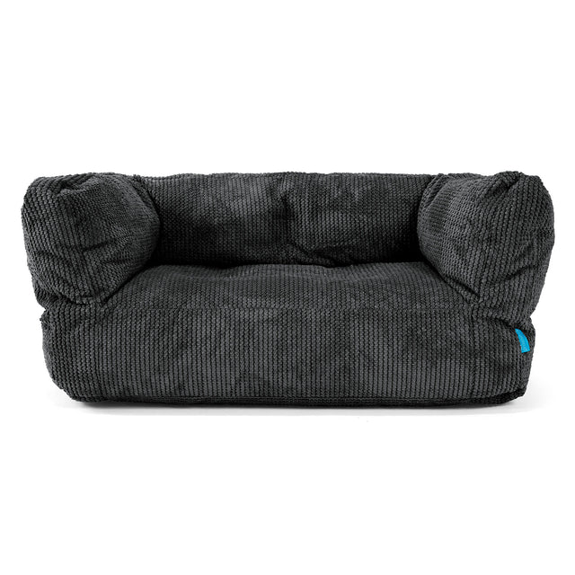 Albert Puf Grande para Niños 2-6 años - Pompón Negro 01