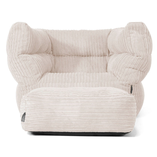 Albert Puff Sillón 2.0 - Pana Clásica Marfil 02