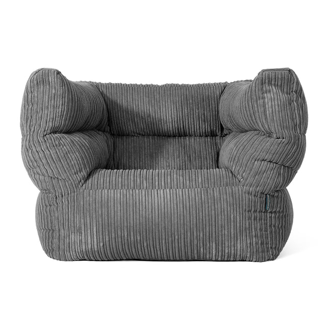 Albert Puff Sillón 2.0 - Pana Clásica Pizarra Gris 01