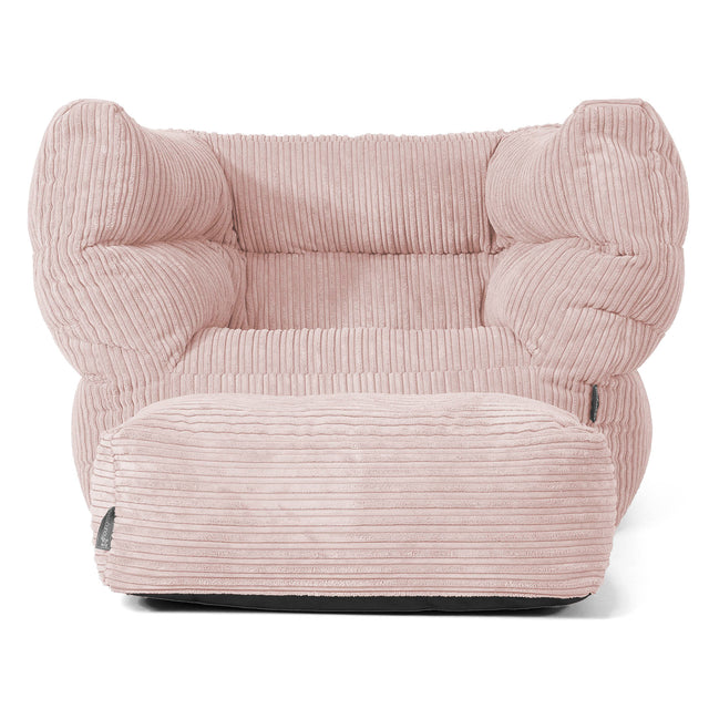 Albert Puff Sillón 2.0 - Pana Clásica Rosa Claro 02