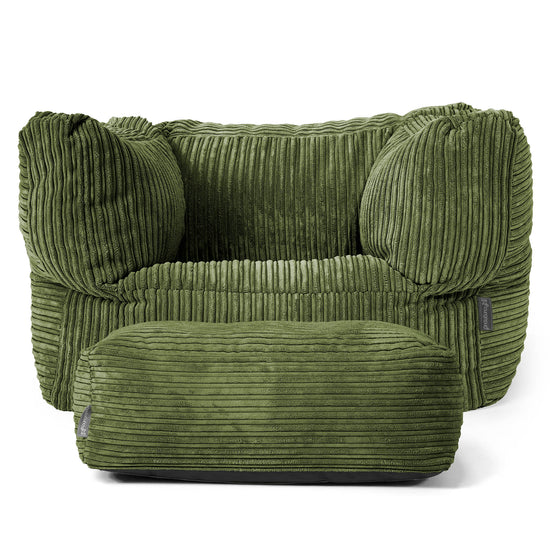 Albert Puff Sillón - Pana Clásica Bosque Verde 02