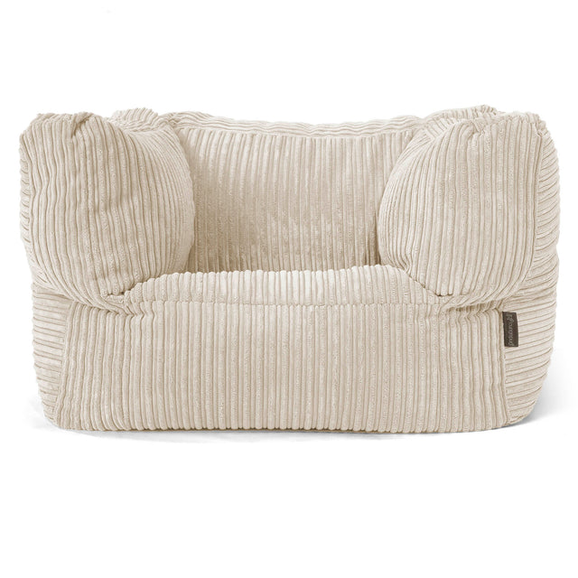 Albert Puff Sillón - Pana Clásica Crema 01