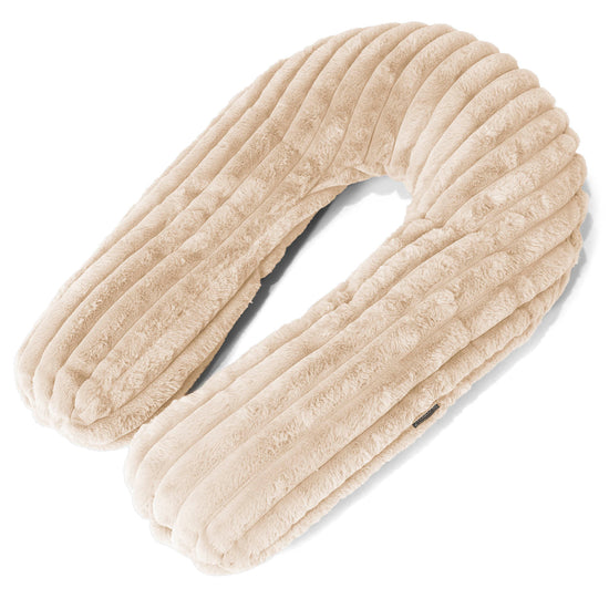 Almohada Abrazo - Pana de Felpa Ultra Crema 01