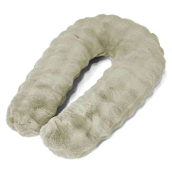 Almohada Abrazo - Piel Sintética de Burbuja Verde Salvia 01