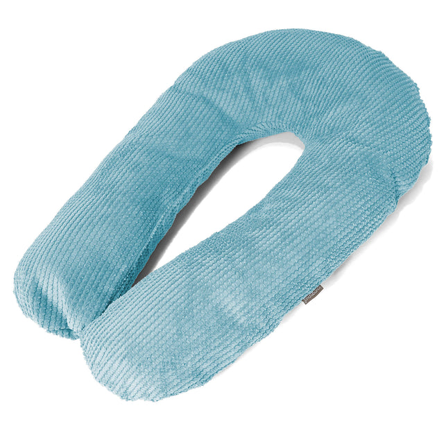 Almohada Abrazo - Pompón Egeo Azul 01