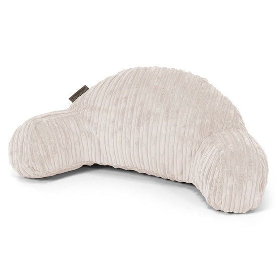 Almohada de Lectura para Niños de Alto Soporte - Pana Clásica Marfil 01
