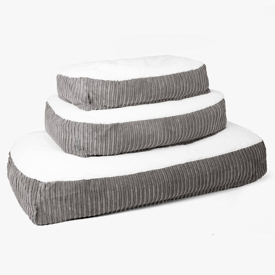 Cama Encorvada para Perros Grande - Sherpa & Pana Clásica Grafito 02