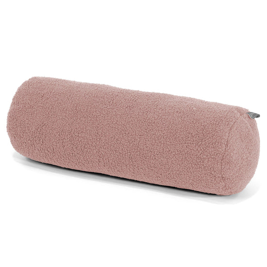 Fundas de Cojín Cilíndrico 20 x 55cm - Boucle Rosa 01