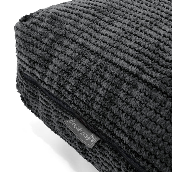 Cojín de Suelo Grande - Pompón Negro 02