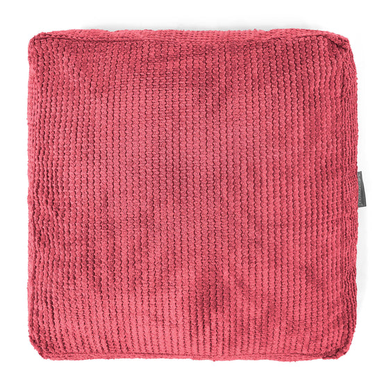 Cojín de Suelo Grande - Pompón Rojo pastel 03