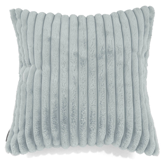 Fundas de Cojín Extra Grande 70 x 70cm - Pana de Felpa Ultra Azul Huevo de Pato 01