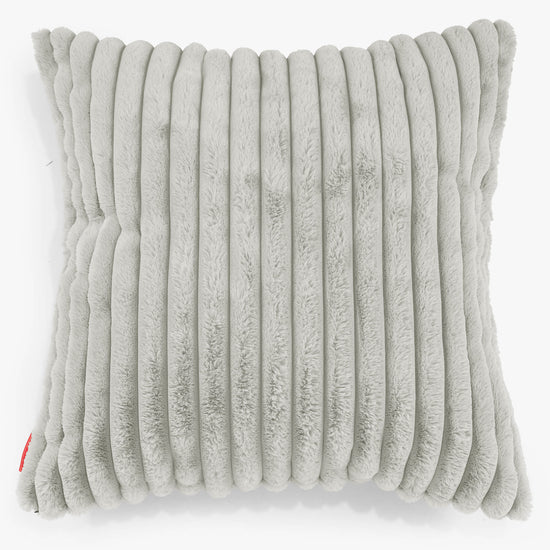 Fundas de Cojín Extra Grande 70 x 70cm - Pana de Felpa Ultra Verde Salvia 01