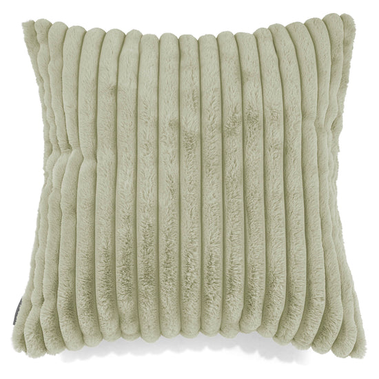 Fundas de Cojín Extra Grande 70 x 70cm - Pana de Felpa Ultra Verde Salvia 01