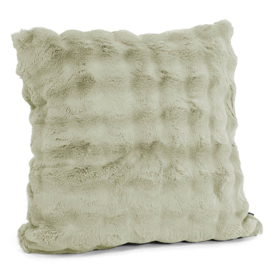 Fundas de Cojín Extra Grande 70 x 70cm - Piel Sintética de Burbuja Verde Salvia 02