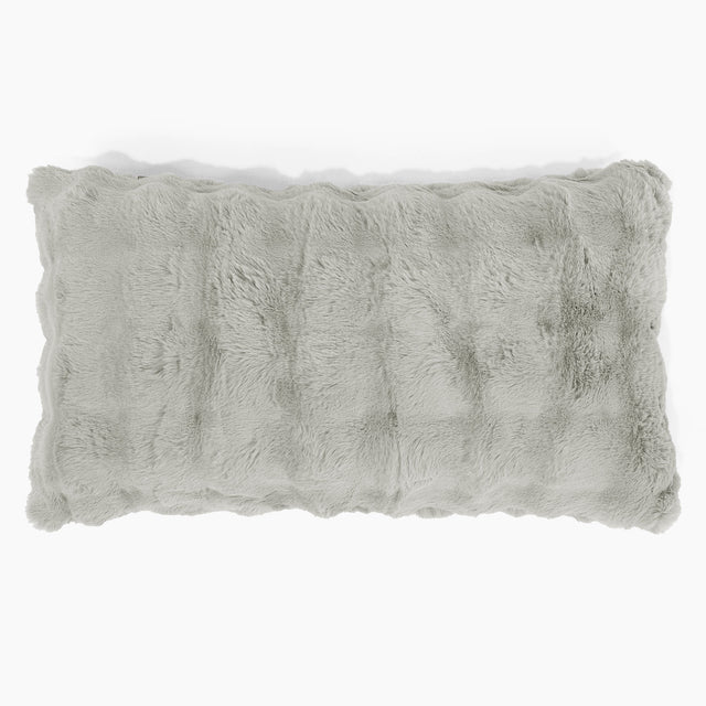 Fundas de Cojín Rectangular Gigante 40 x 70cm - Piel Sintética de Burbuja Verde Salvia 01