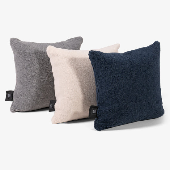 Cojín Térmico 45 x 45cm - Sherpa Azul marino 04