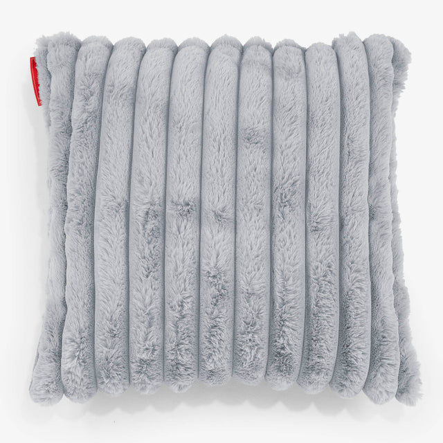 Fundas de Cojín 47 x 47cm - Pana de Felpa Ultra Azul Huevo de Pato 01