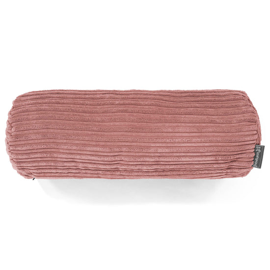 Fundas de Cojín Cilíndrico 20 x 55cm - Pana Clásica Durazno 02