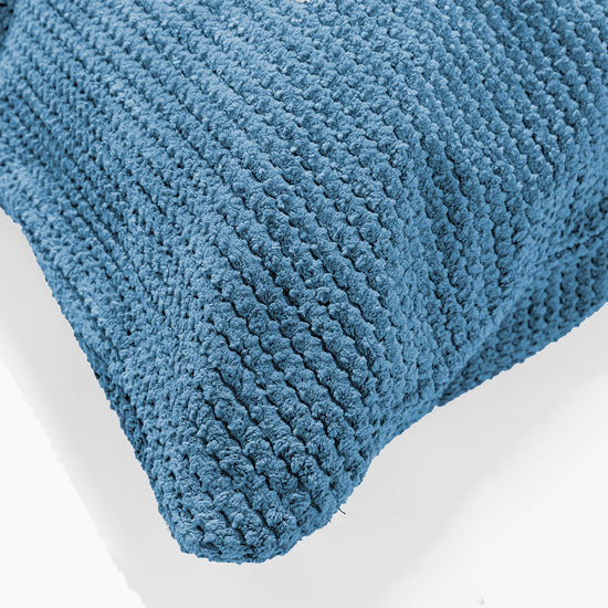 Fundas de Cojín Cilíndrico 20 x 55cm - Pompón Cielo 03