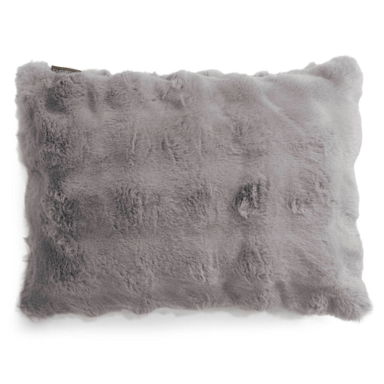 Fundas de Cojín Rectangular 35 x 50cm - Piel Sintética de Burbuja Gris 01