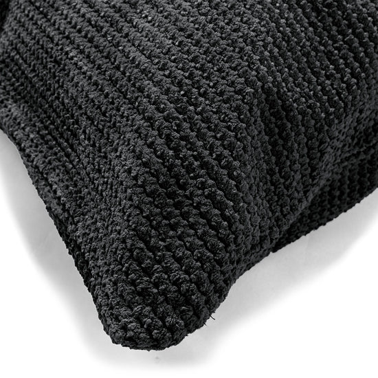 Fundas de Cojín Rectangular Gigante 40 x 70cm - Pompón Negro 02