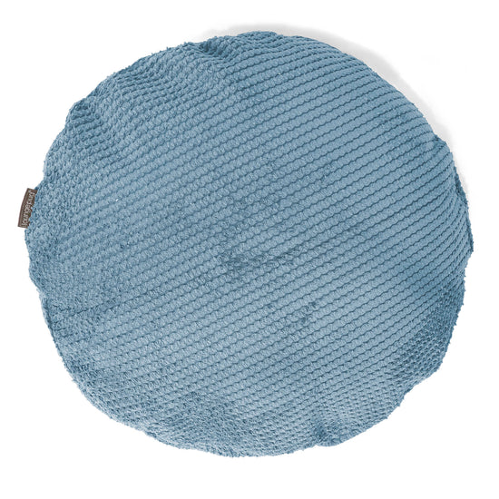 Fundas de Cojín Redondo 50cm - Pompón Cielo 01