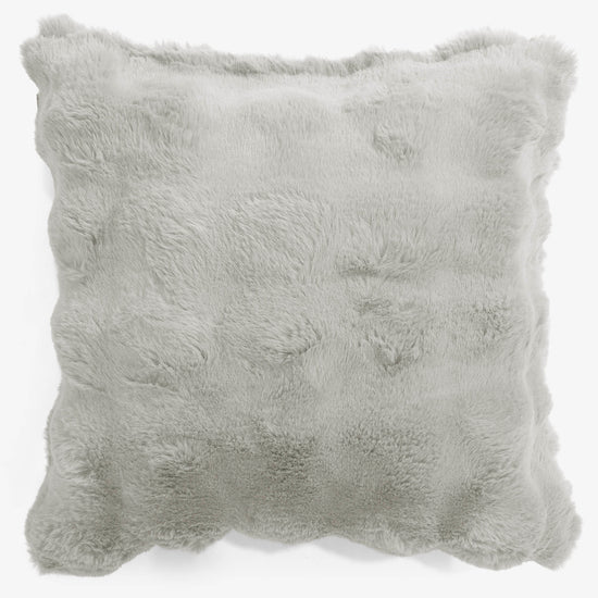 Fundas de Cojín 47 x 47cm - Piel Sintética de Burbuja Verde Salvia 01
