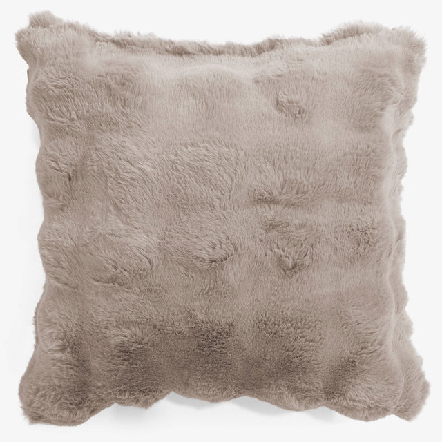 Fundas de Cojín 47 x 47cm - Piel Sintética de Burbuja Vison 01