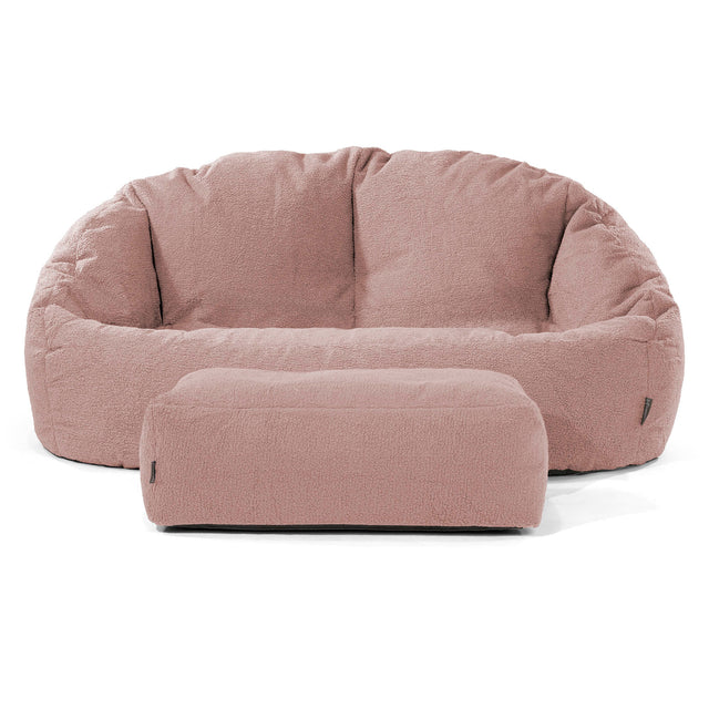 Puf Grande Bubble - Boucle Rosa 02
