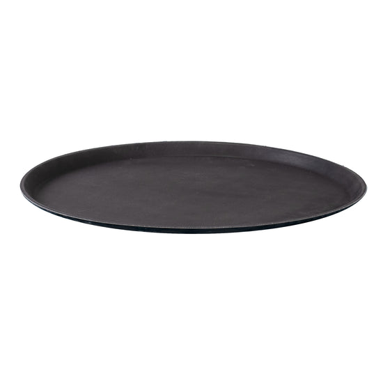 Puf Redondo con Bandeja para Servir - Pompón Verde Musgo - 03