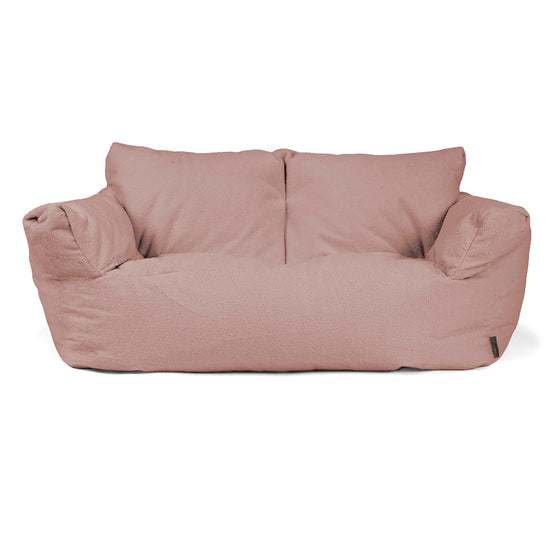 Puf Sofá Josephine - Boucle Rosa 01