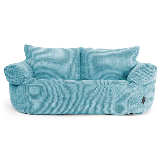 Puf Sofá Josephine - Pompón Egeo Azul 01