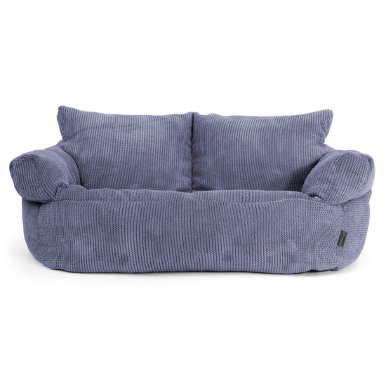 Puf Sofá Josephine - Pompón Morado 01