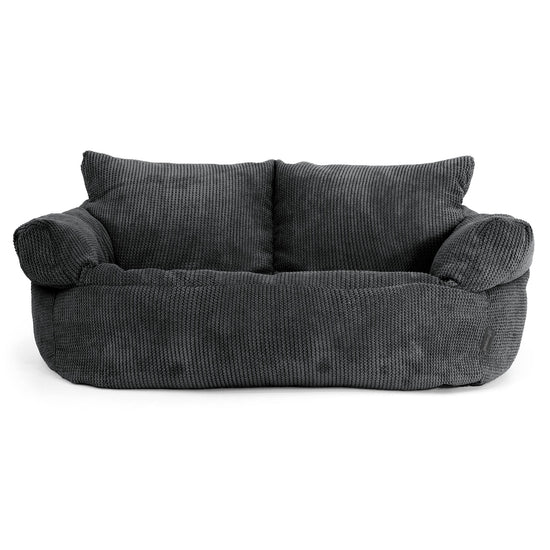Puf Sofá Josephine - Pompón Negro 01