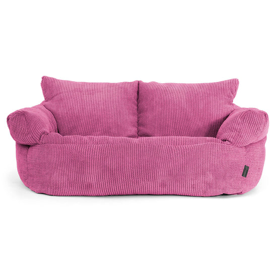 Puf Sofá Josephine - Pompón Rosa 01