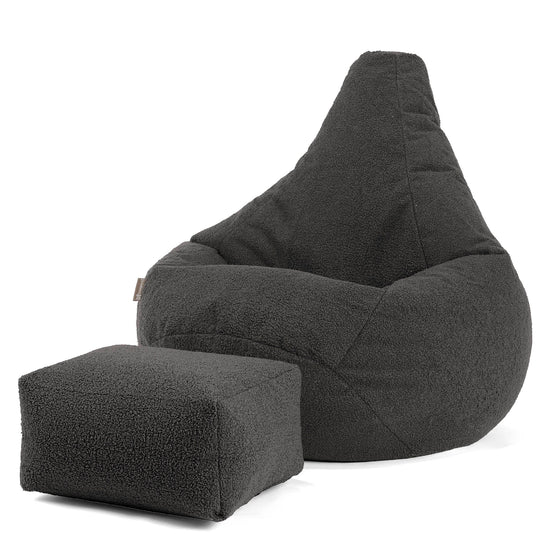Puff Pera - Boucle Grafito 01