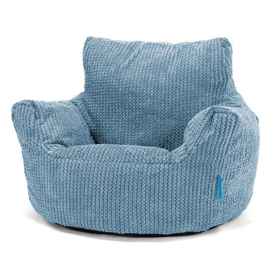 Puff Sillón para niños 1-3 años - Pompón Cielo 01