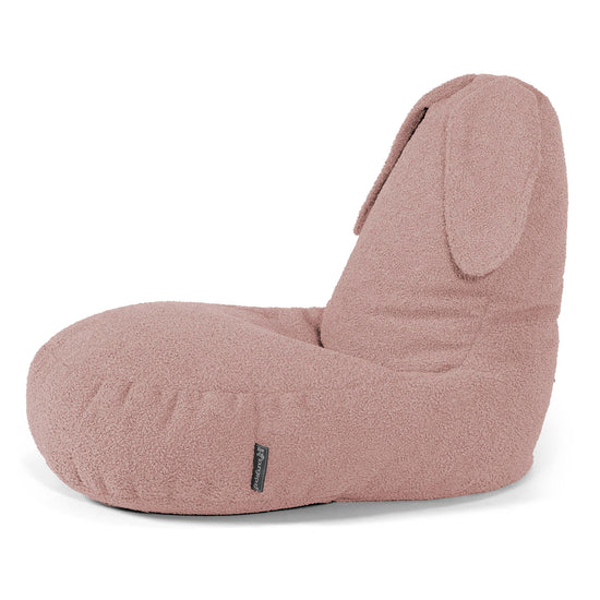 Silla Puff Infantil Animal Conejo de 2 a 6 años - Boucle Rosa 02