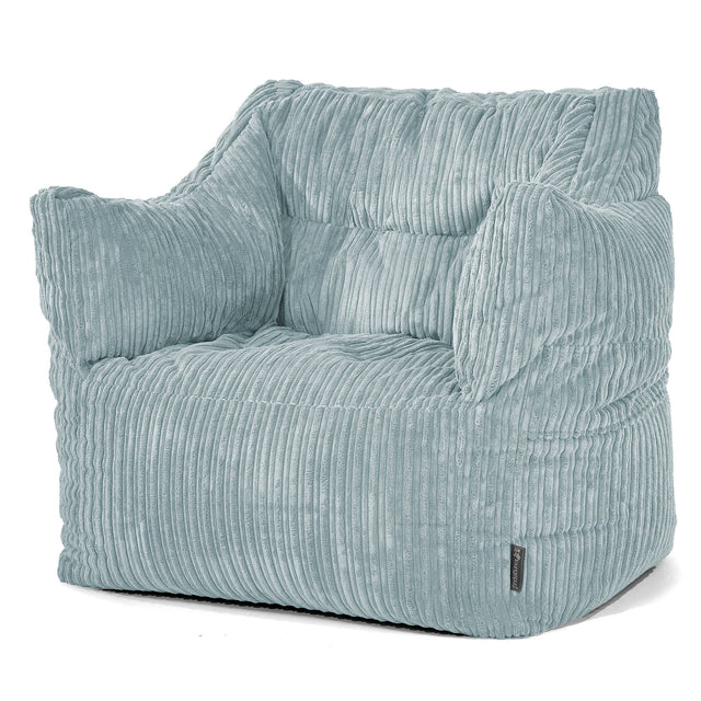 Sillón Puff Victor - Pana Clásica Menta 01