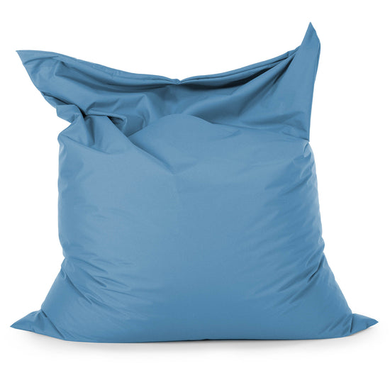 Puff Gigante Cama XL - Fácil Cuidado Exterior Azul turquesa 01