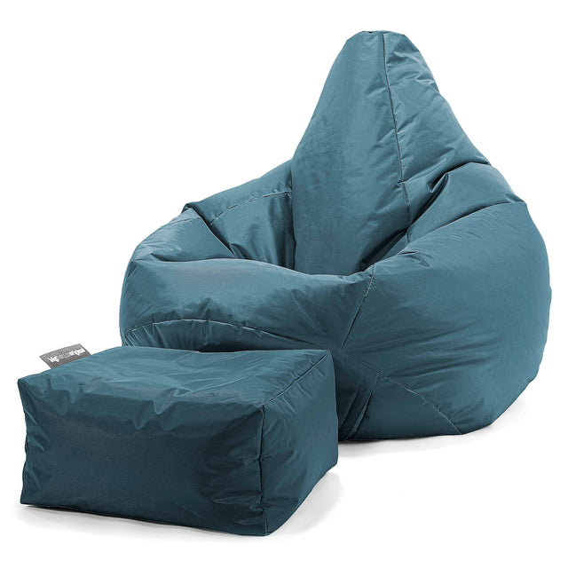 Puff Pera - SmartCanvas™ Azul petróleo 02