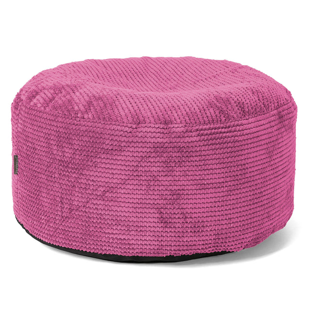 Reposapiés Gigante Redondo - Pompón Rosa 01