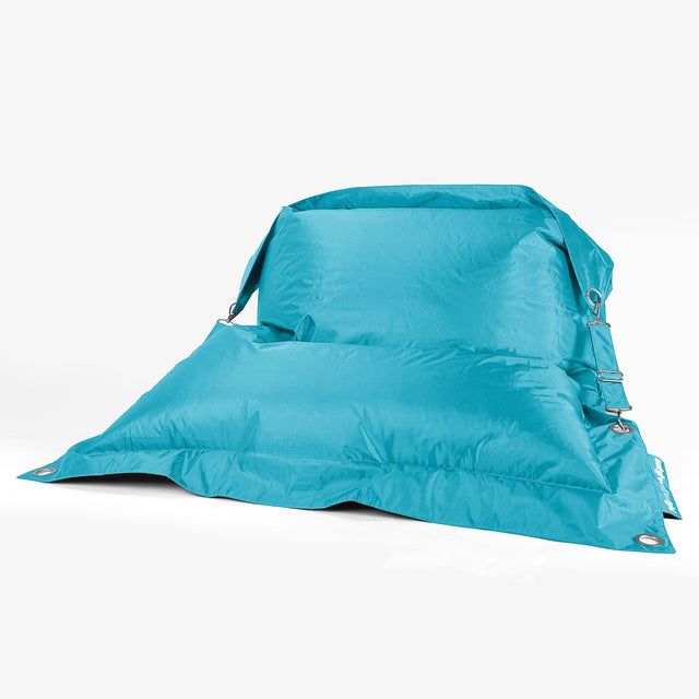 Puff Gigante Cama XXL 'Con Correas' - SmartCanvas™ Agua 01