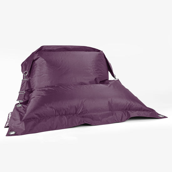 Puff Gigante Cama XXL 'Con Correas' - SmartCanvas™ Morado 01