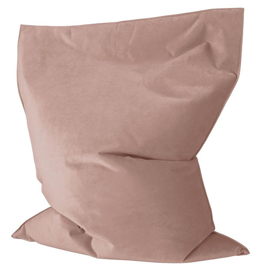 LOUNGE PUG, Puff Cama Junior, Terciopelo - Rosa