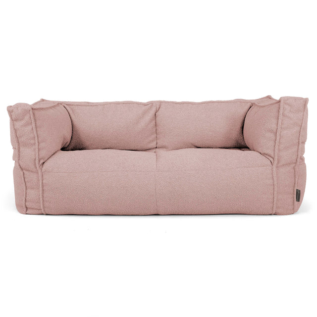 Albert Puf Sofá 2 plazas - Boucle Rosa_01