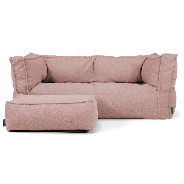 Albert Puf Sofá 2 plazas - Boucle Rosa_02