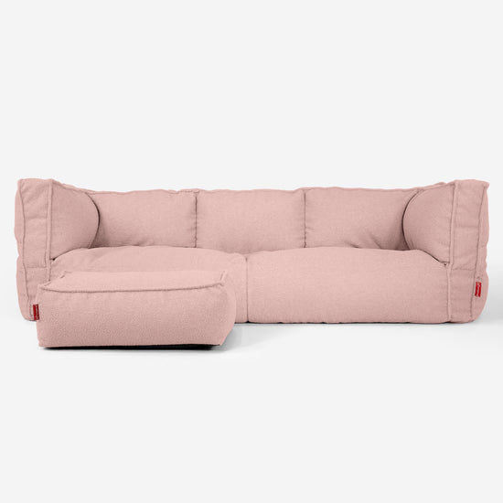 Albert Puf Sofá 3 plazas - Boucle Rosa_02